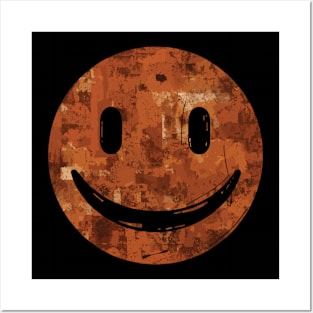 Uncanny Valley Rusty Smile Icon Posters and Art